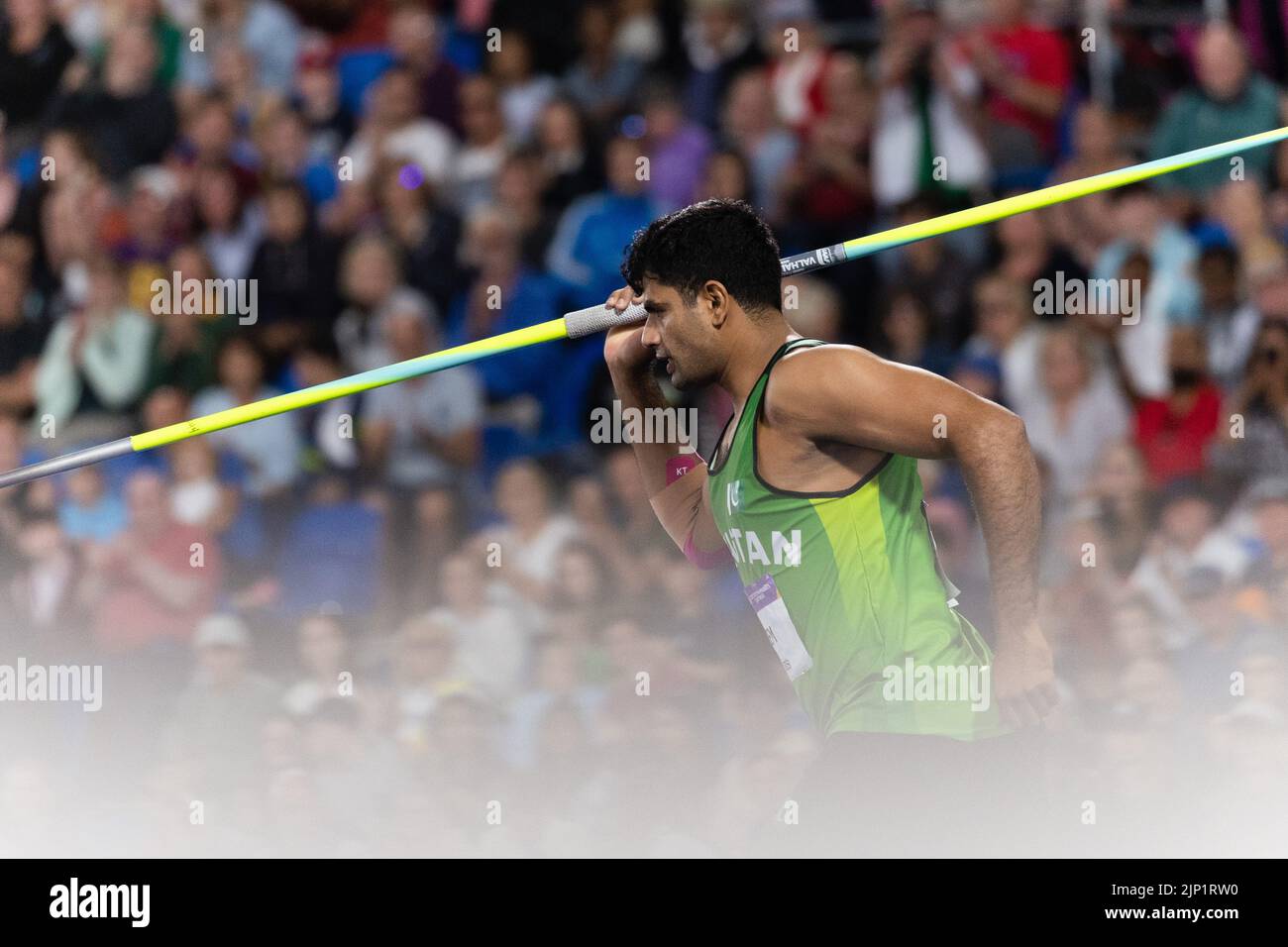 07822 Arshad Nadeem, Pakistan, in the men's Javelin throw final at