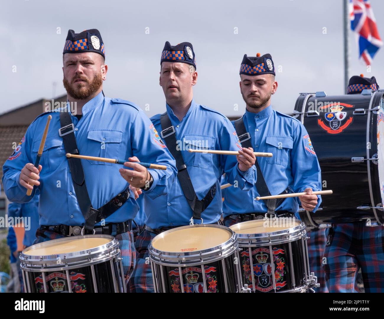 Ballymena, United Kingdom. 12 July, 2022. Pride of the Maine Flute Band