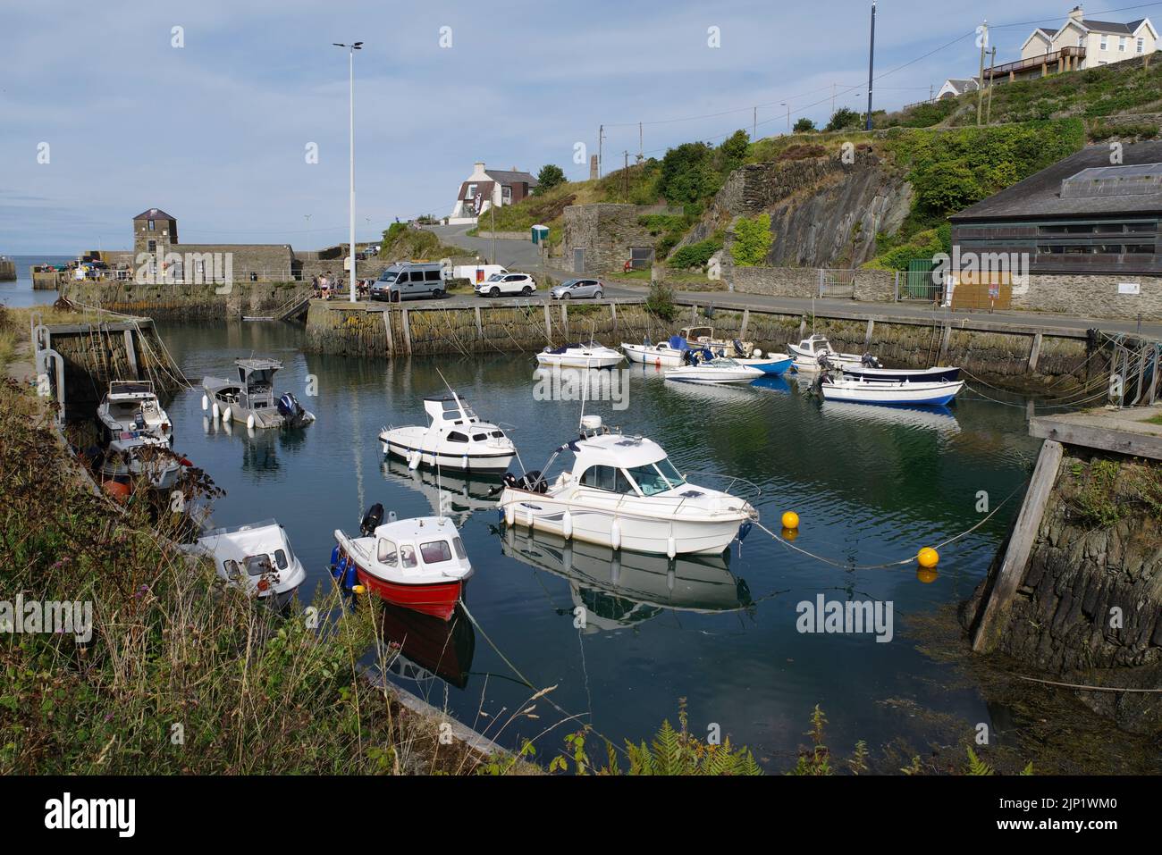 Amlwch Harbour, Anglesey, North Wales. Stock Photo