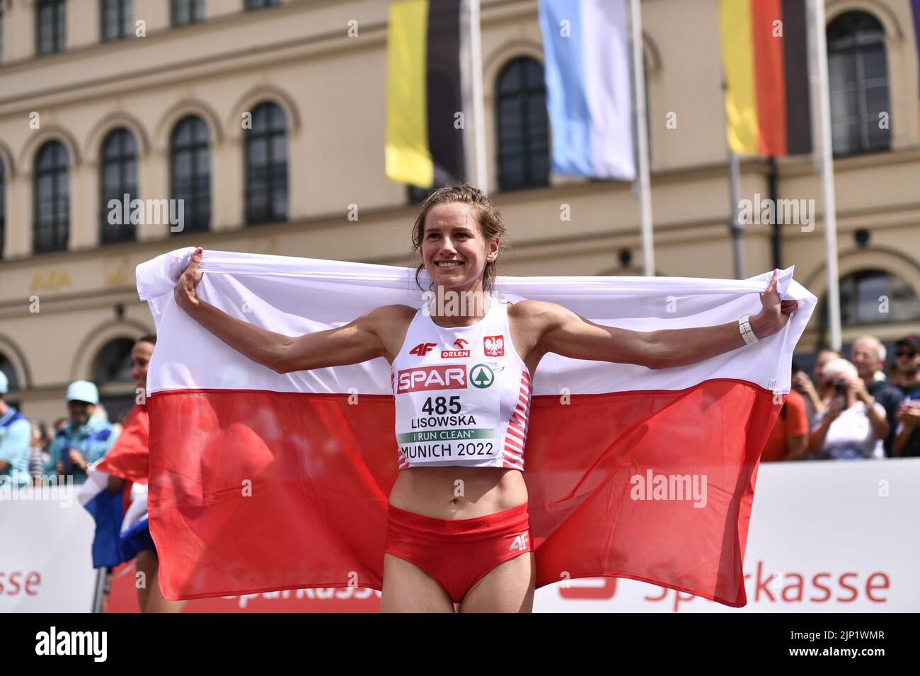 Munich, Germany. 15th Aug, 2022. Athletics European Championships