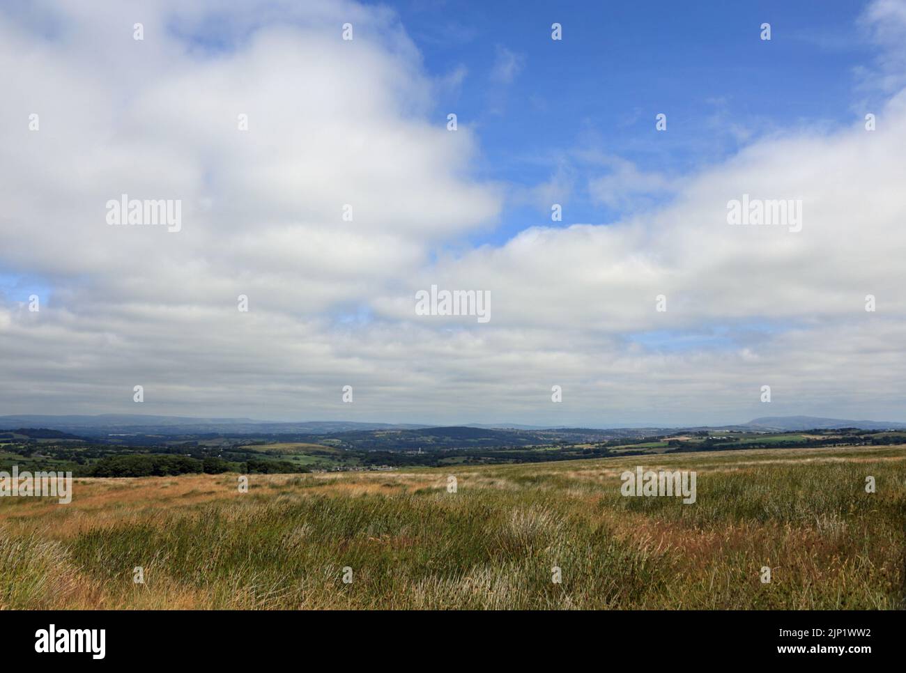 Withnell Moor in the West Pennine Moors Lancashire England Stock Photo