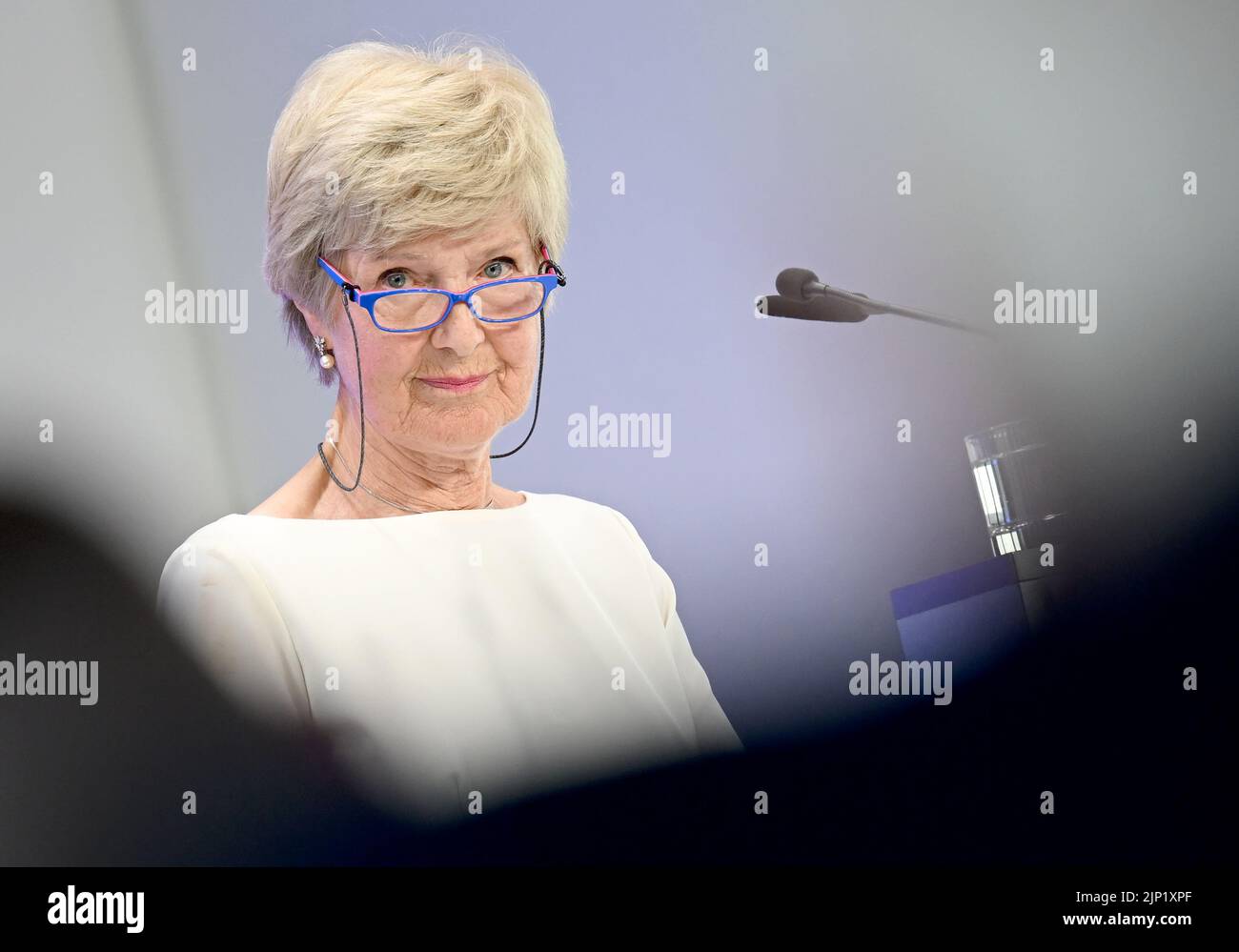 Berlin, Germany. 15th Aug, 2022. Friede Springer, major shareholder