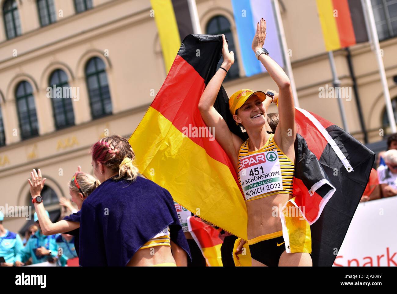 Munich, Germany. 15th Aug, 2022. Athletics European Championships