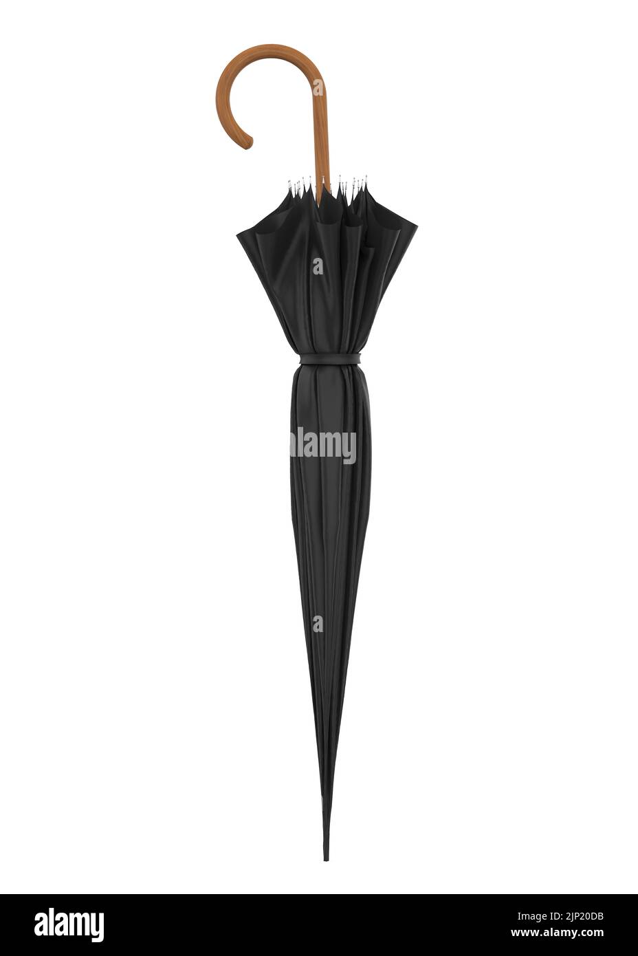 Closed Umbrella Isolated Stock Photo Alamy