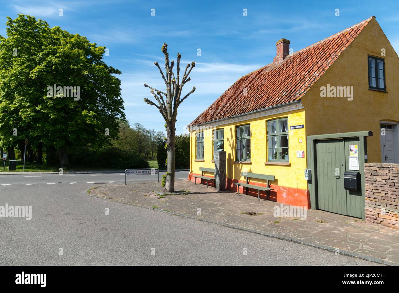 house of writer Andersen Nexø, Isle of Bornholm Denmark Stock Photo Alamy