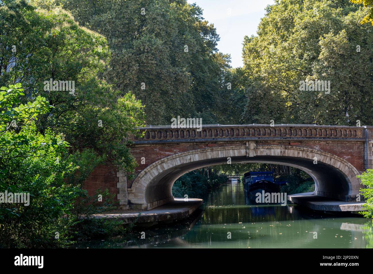 canal de brienne, Toulouse, France Stock Photo