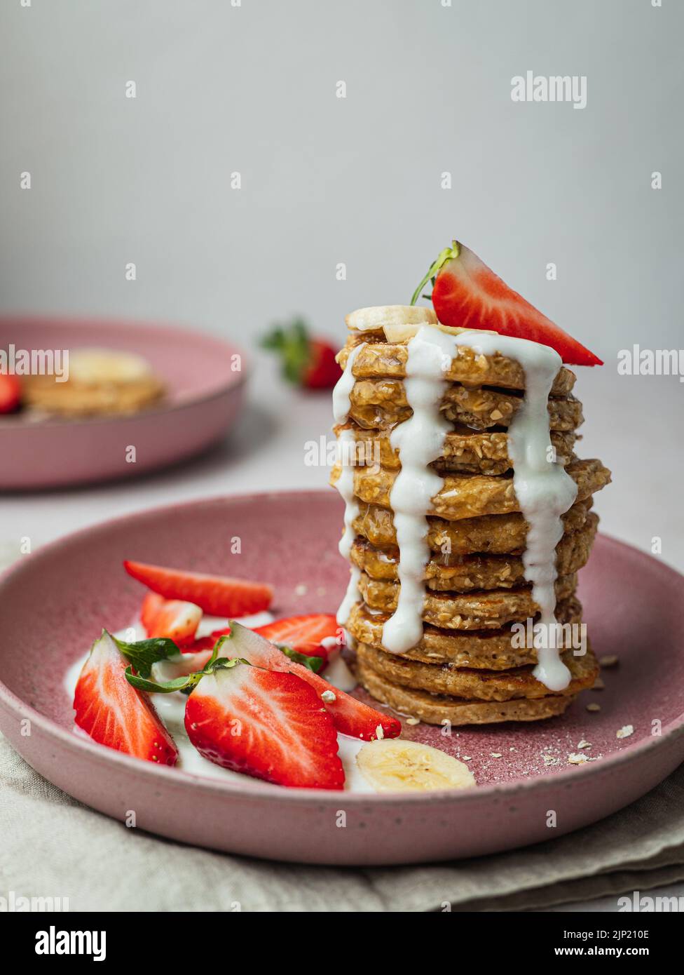 pancakes, süßes frühstück, pancake Stock Photo