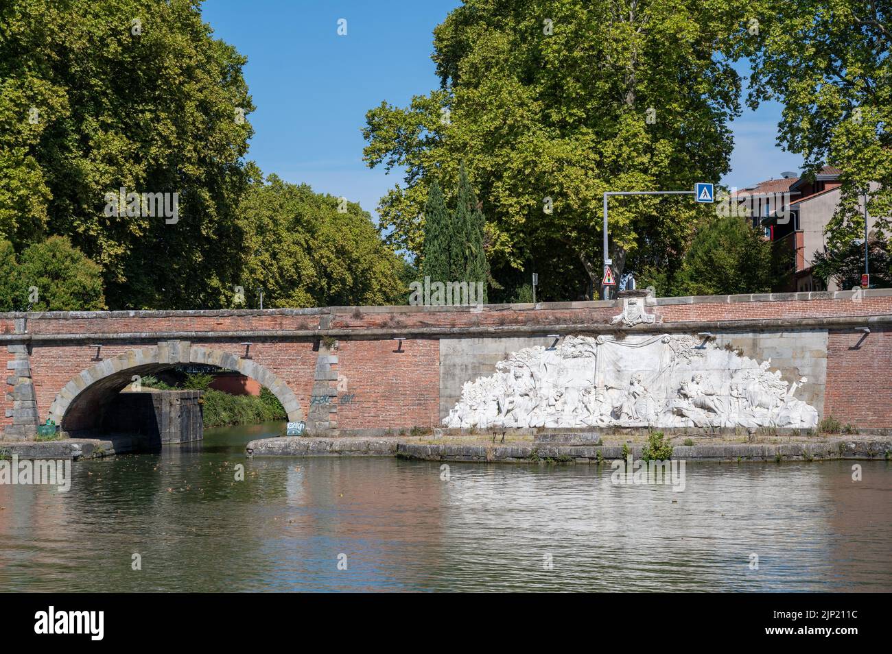 canal du midi, port de l embouchure, Toulouse, France Stock Photo
