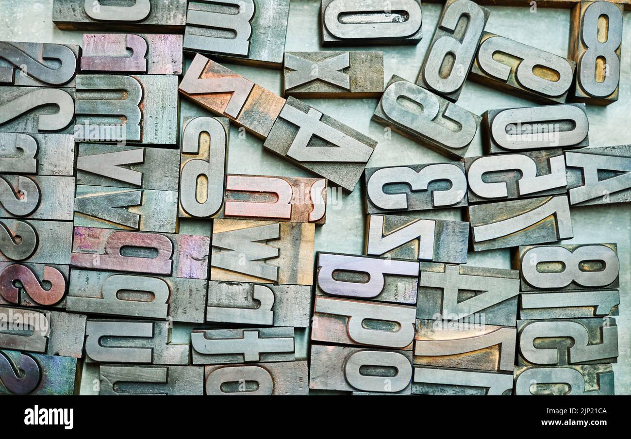 typography, font, printed letter, typographies, fonts, löwenzahn font Stock Photo