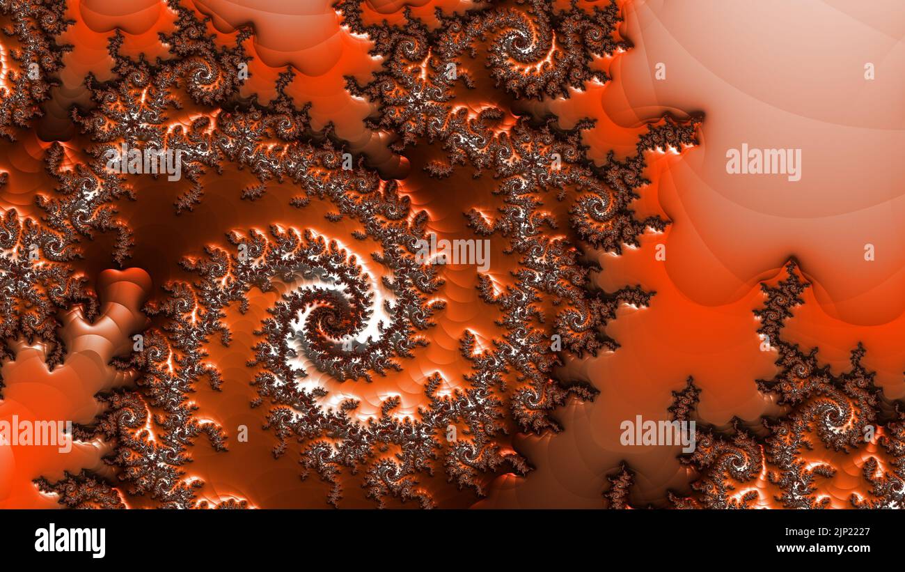 Abstract Computer generated Fractal design. A fractal is a never-ending ...