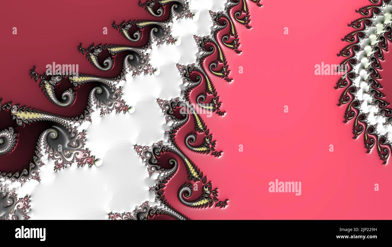 Abstract Computer generated Fractal design. A fractal is a never-ending ...