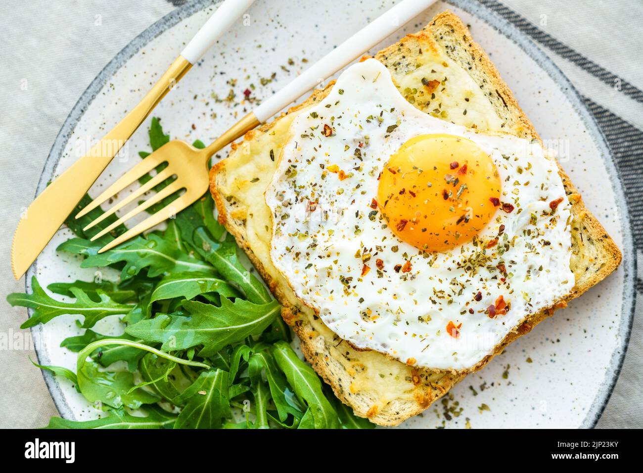 breakfast, fried egg, egg cheese toast, käse-ei-toast, breakfasts ...