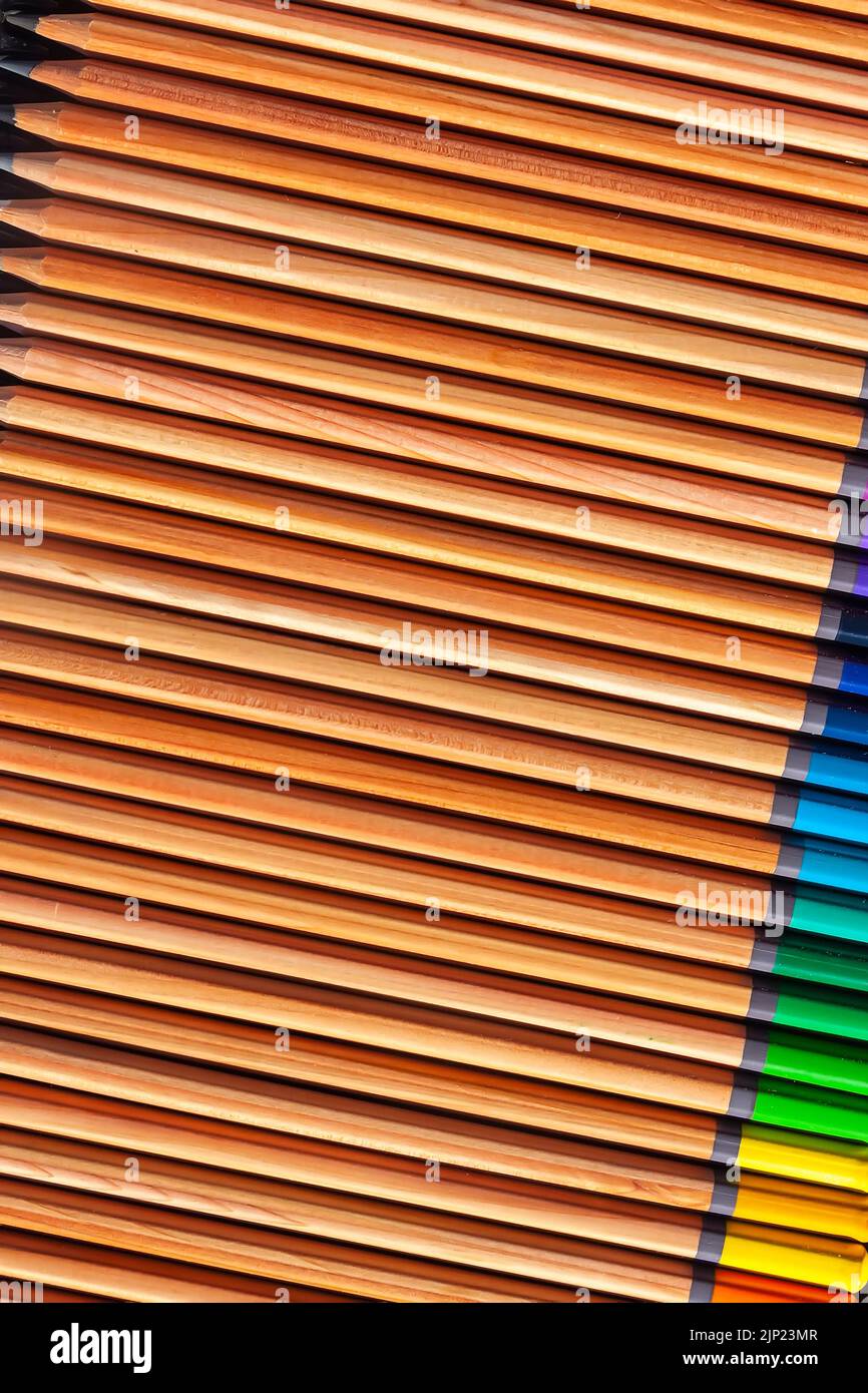 Colored pencils set. Drawing tools. Creation equipment Stock Photo Alamy