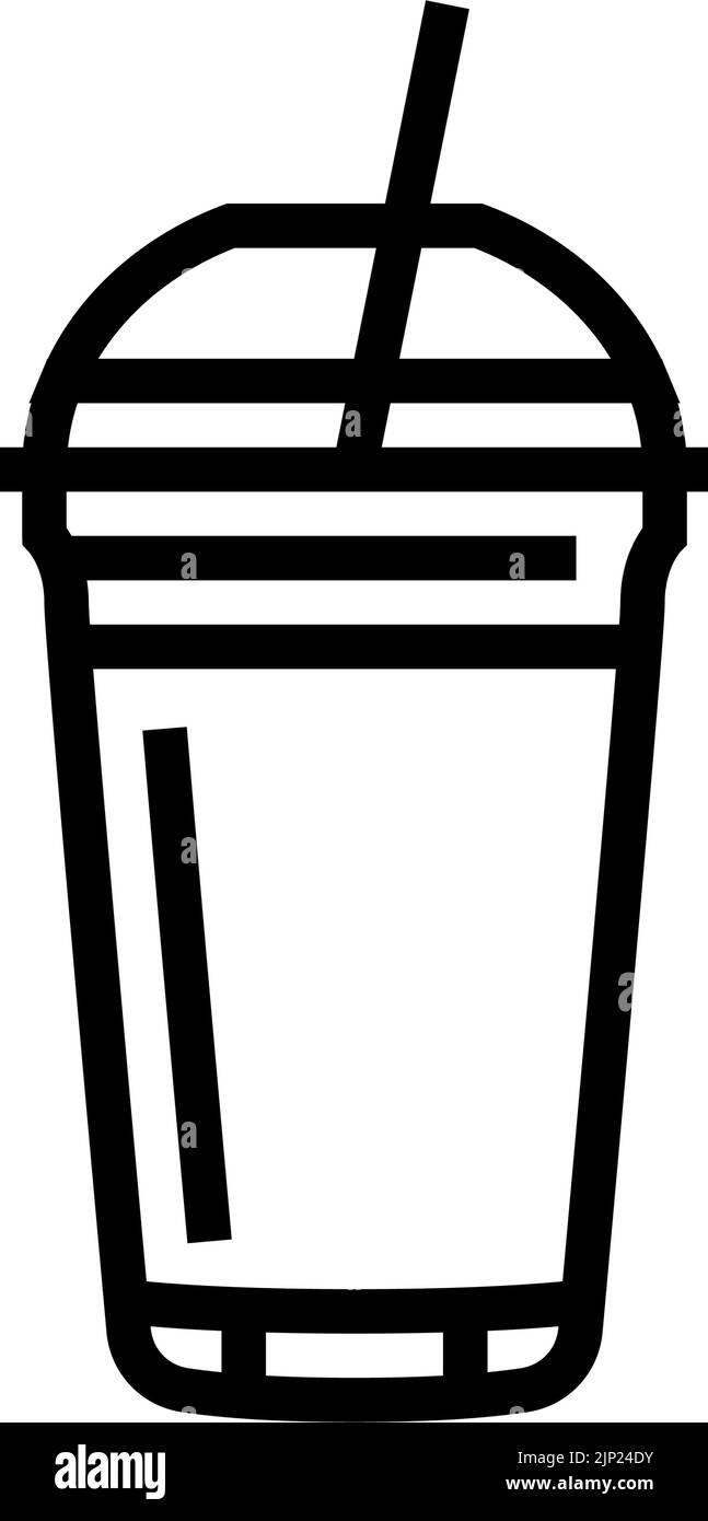 juice beverage drink line icon vector illustration Stock Vector Image ...