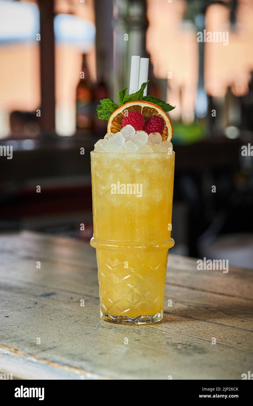 cocktail, long drink, rum orange, alcohol, cocktails, tropical drink