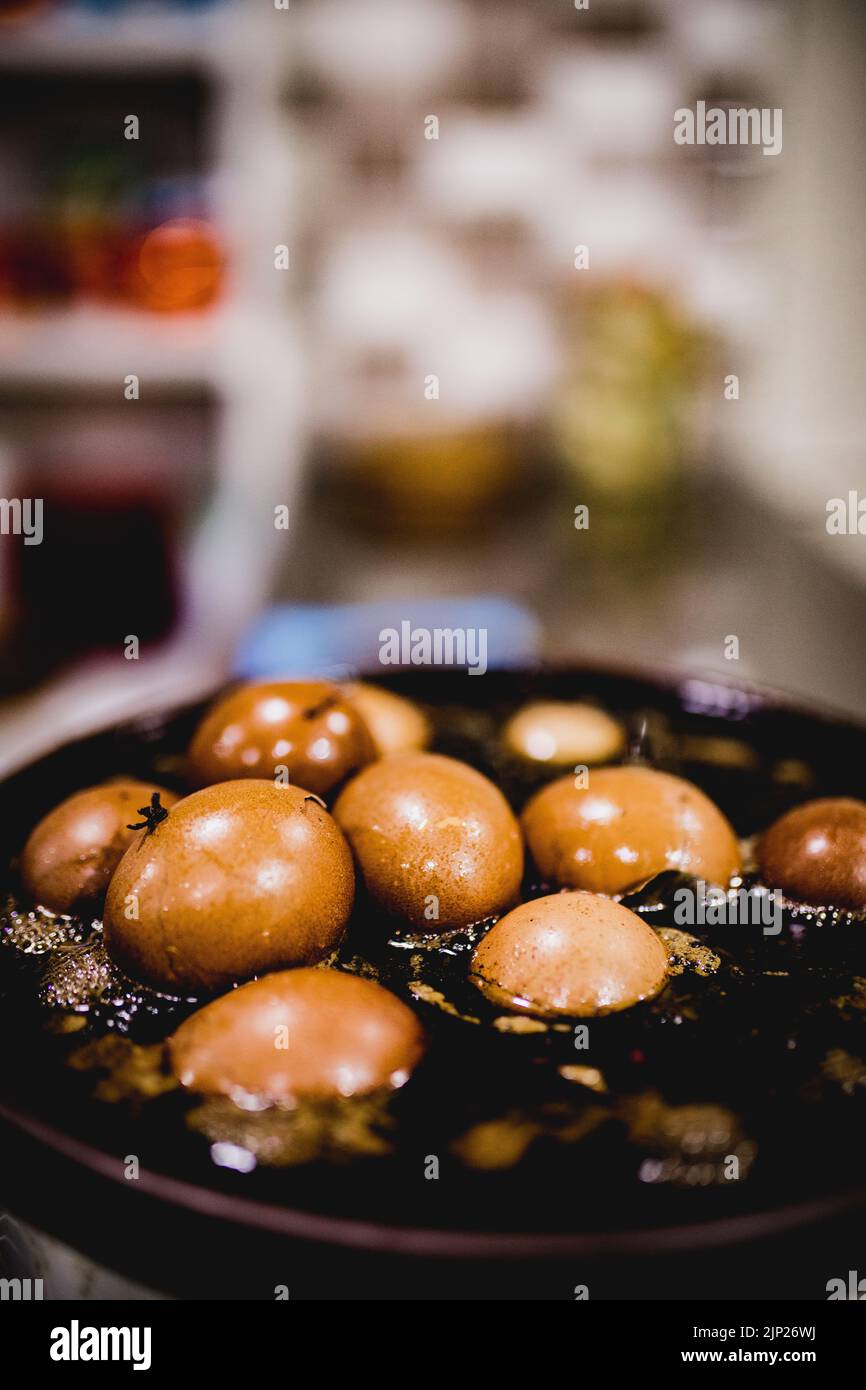 eggs, marinated, soy sauce, egg, marinateds, soy sauces Stock Photo Alamy
