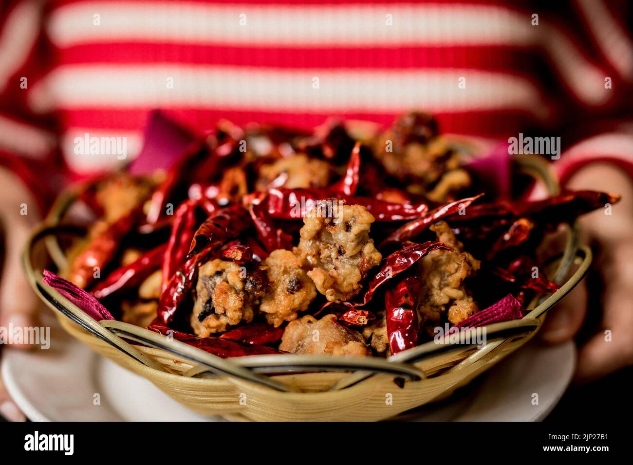 asian cuisine, spicy, fried, chili peppers, chicken, asian cuisines