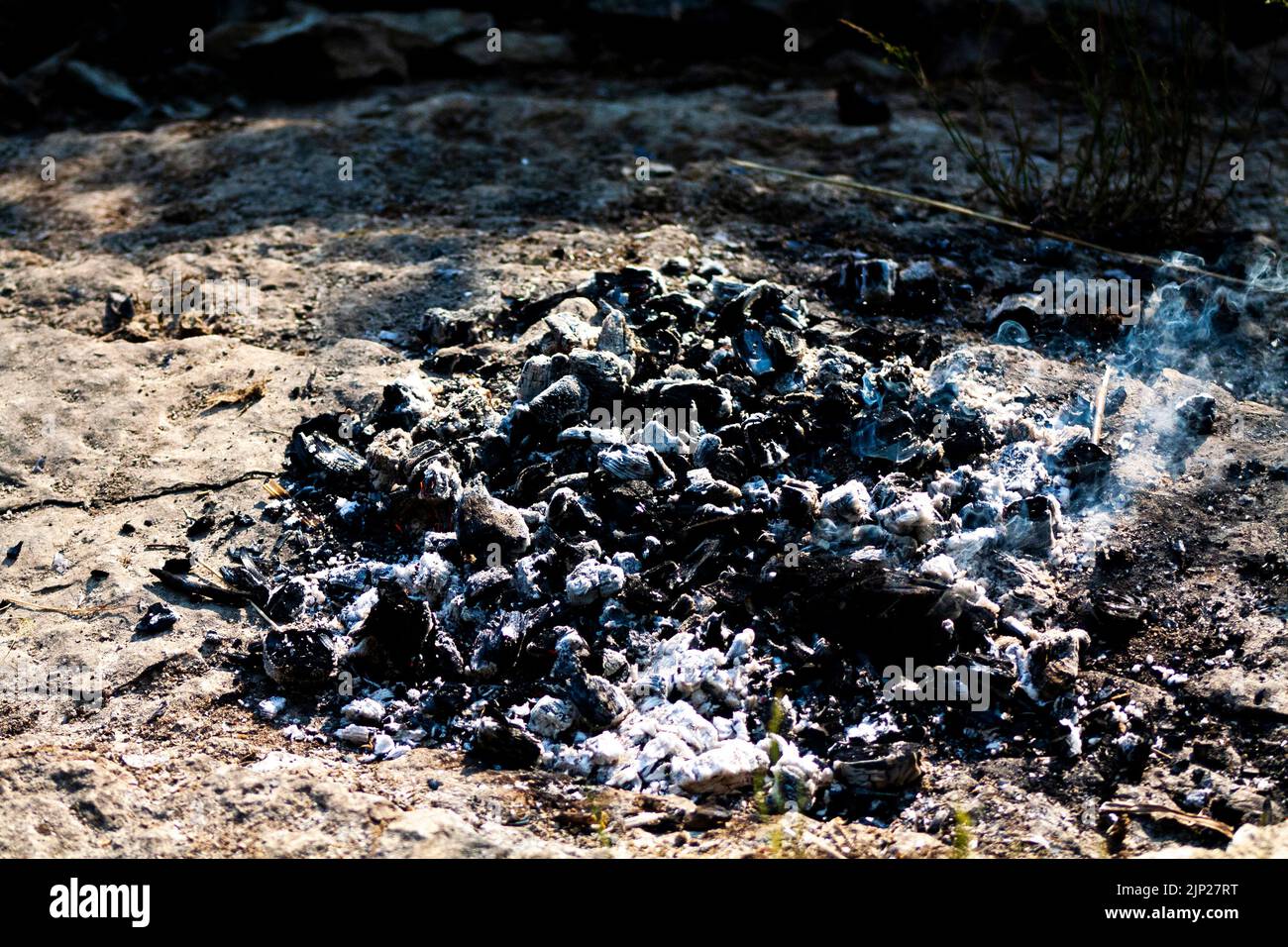 Fire and Hot Coal Stock Photo Alamy