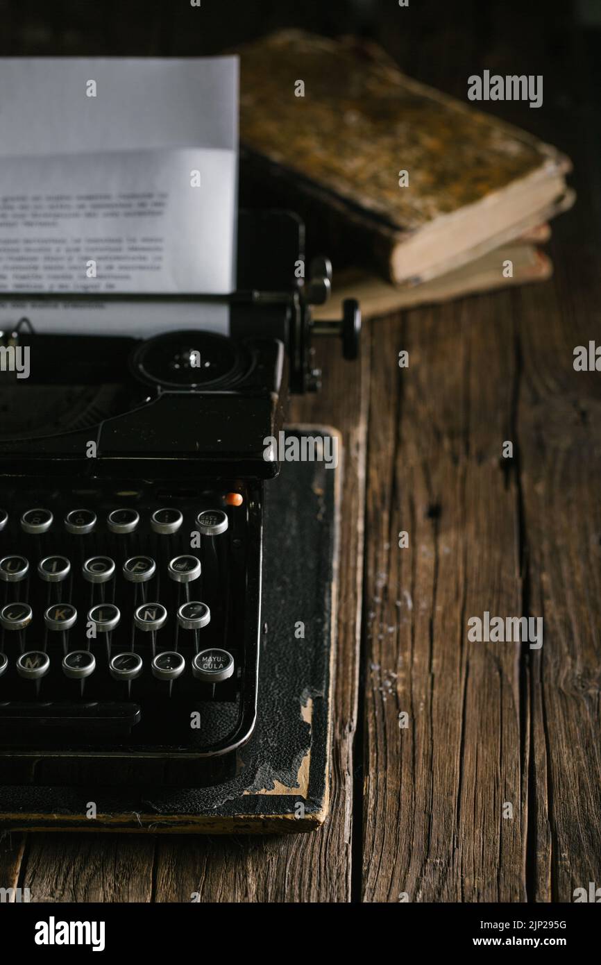 retro, typewriter, old fashioned, retro style, typewriters Stock Photo