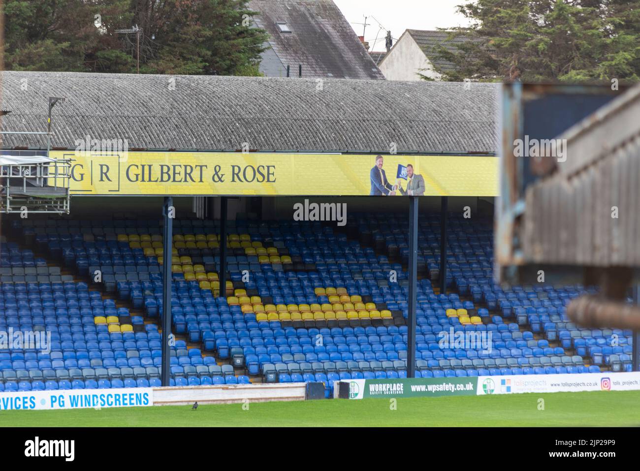 Gilbert and Rose West Stand of the Roots Hall football stadium of