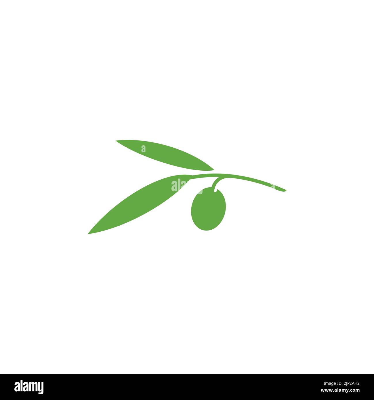 Olive icon vector. olive branch flat sign. olive solid pictogram. olive logo illustration. Vector illustration Stock Vector