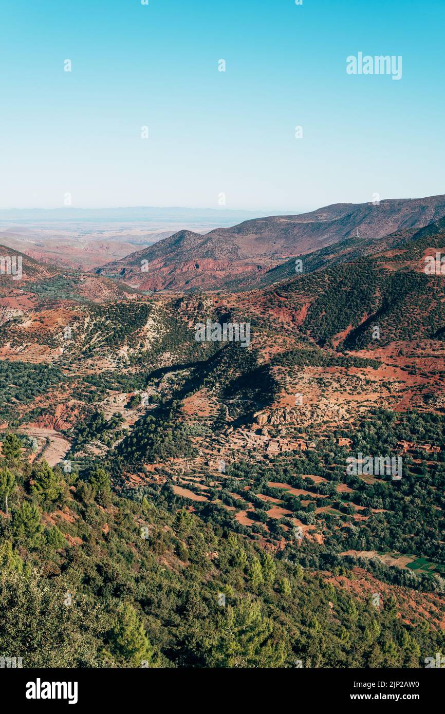 landscape, mountains, morocco, drohnenflug, landscapes, rural, rural scene, scene, scenery, scenes, mountain, moroccan Stock Photo