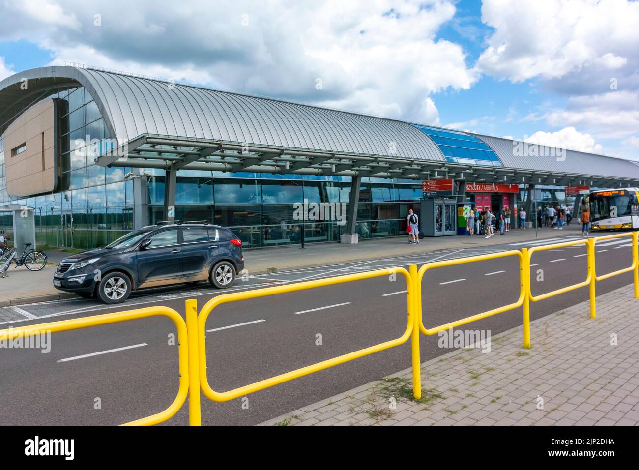 Warsaw, Poland, Outside Modern Terminal Modlin Airport, Low Cost Travel