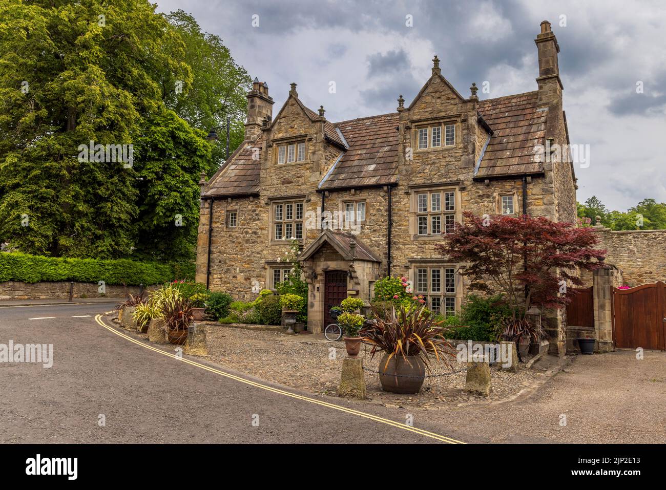 The Jacobean House at Corbridge, Northumberland, England Stock Photo