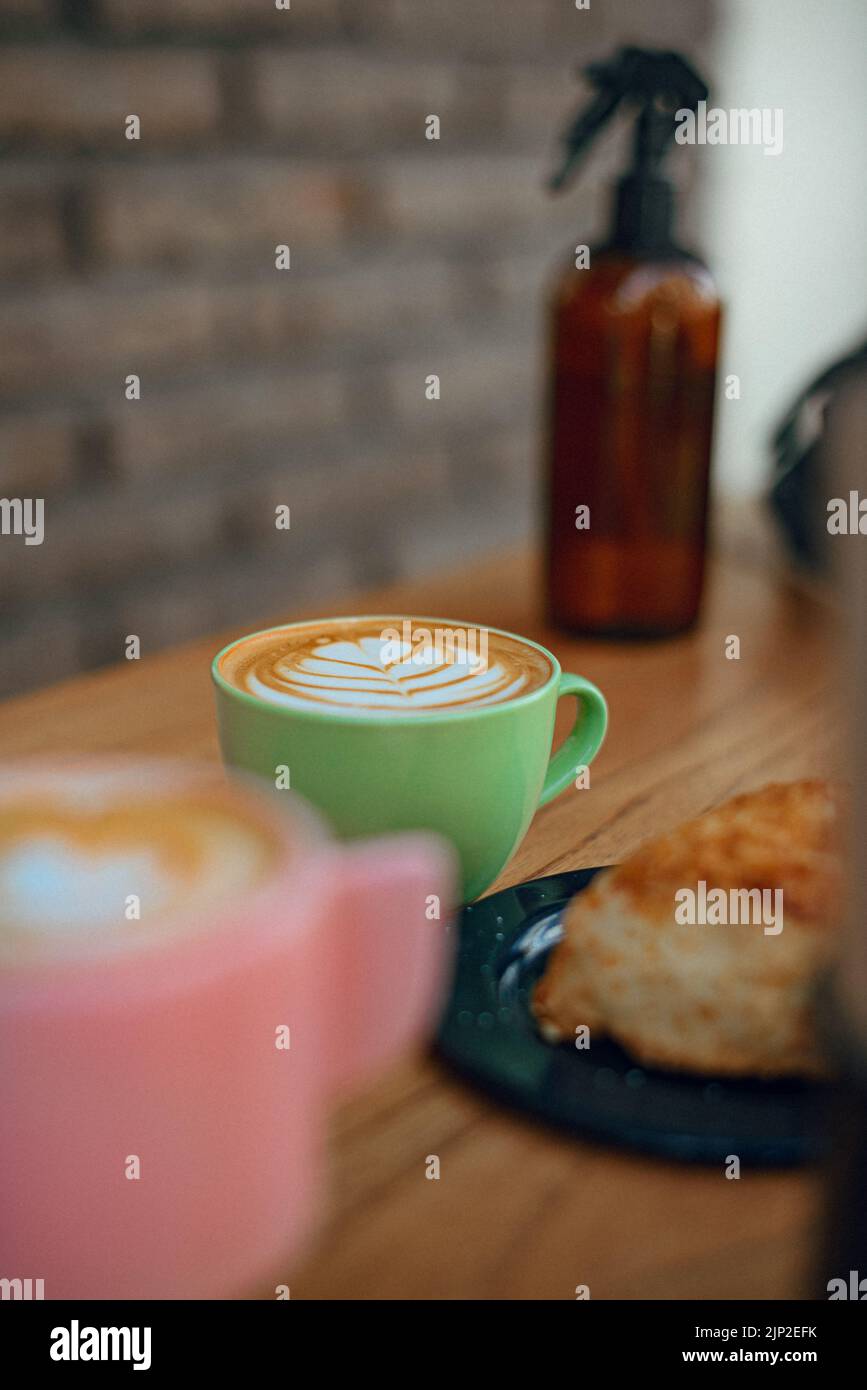 2 cups of coffee hi-res stock photography and images - Alamy