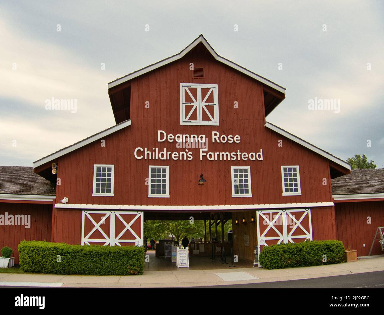 A front view of the Deanna Rose Children's Farmstead in Overland Park ...