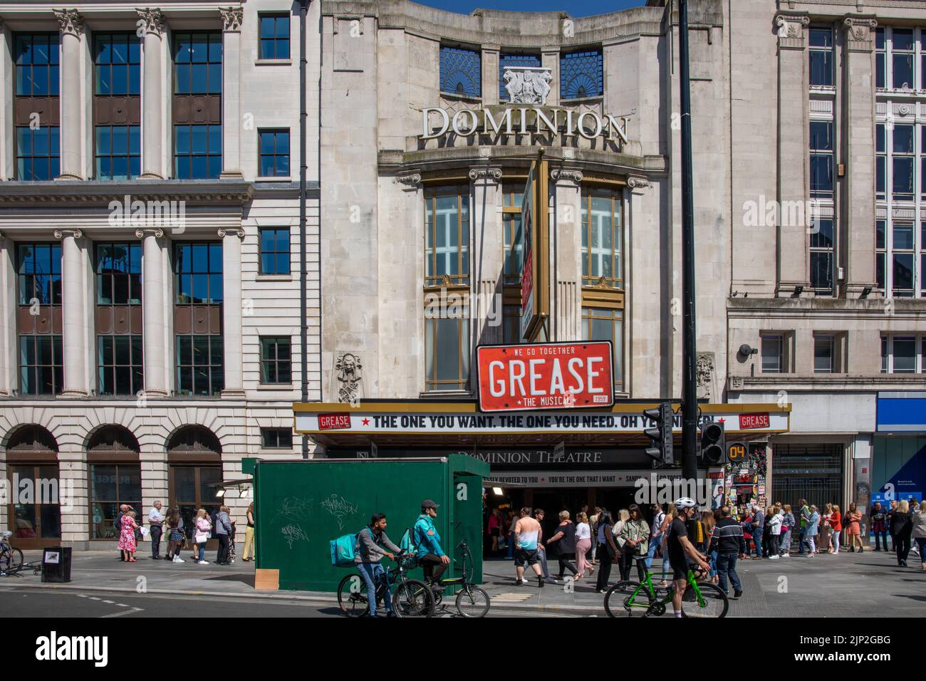 The musical Grease at the Dominion theatre in London, United Kingdom