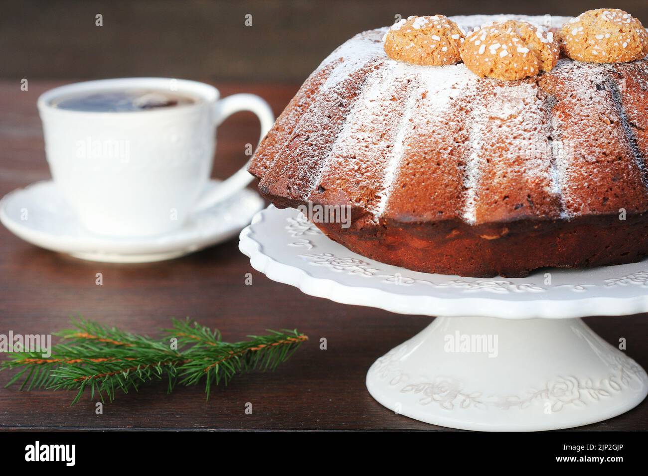 ring cake, coffee time Stock Photo Alamy