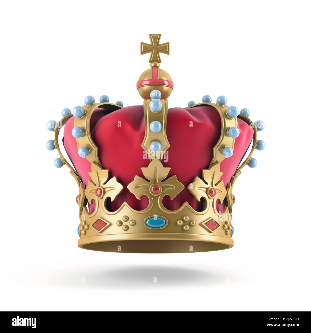 Golden king crown hi-res stock photography and images - Alamy