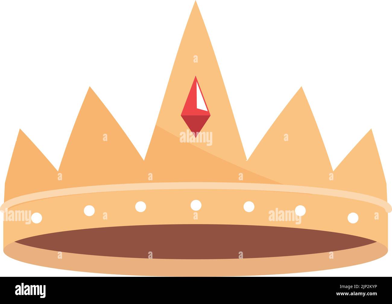 gold crown with gems Stock Vector Image & Art - Alamy