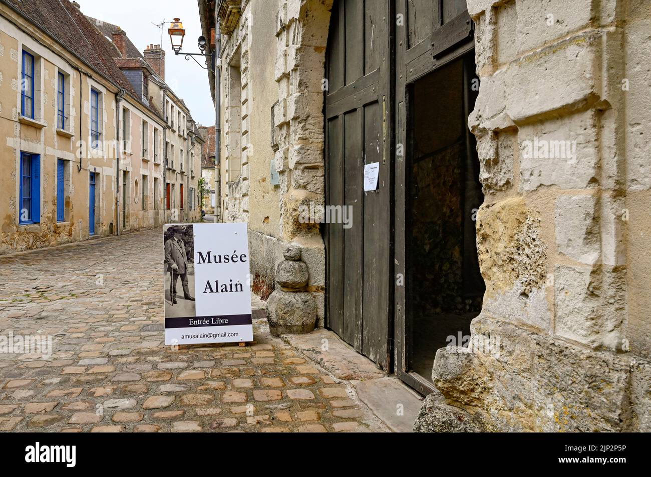 The Musée Alain in Mortagne-au-Perche, Normandy Stock Photo