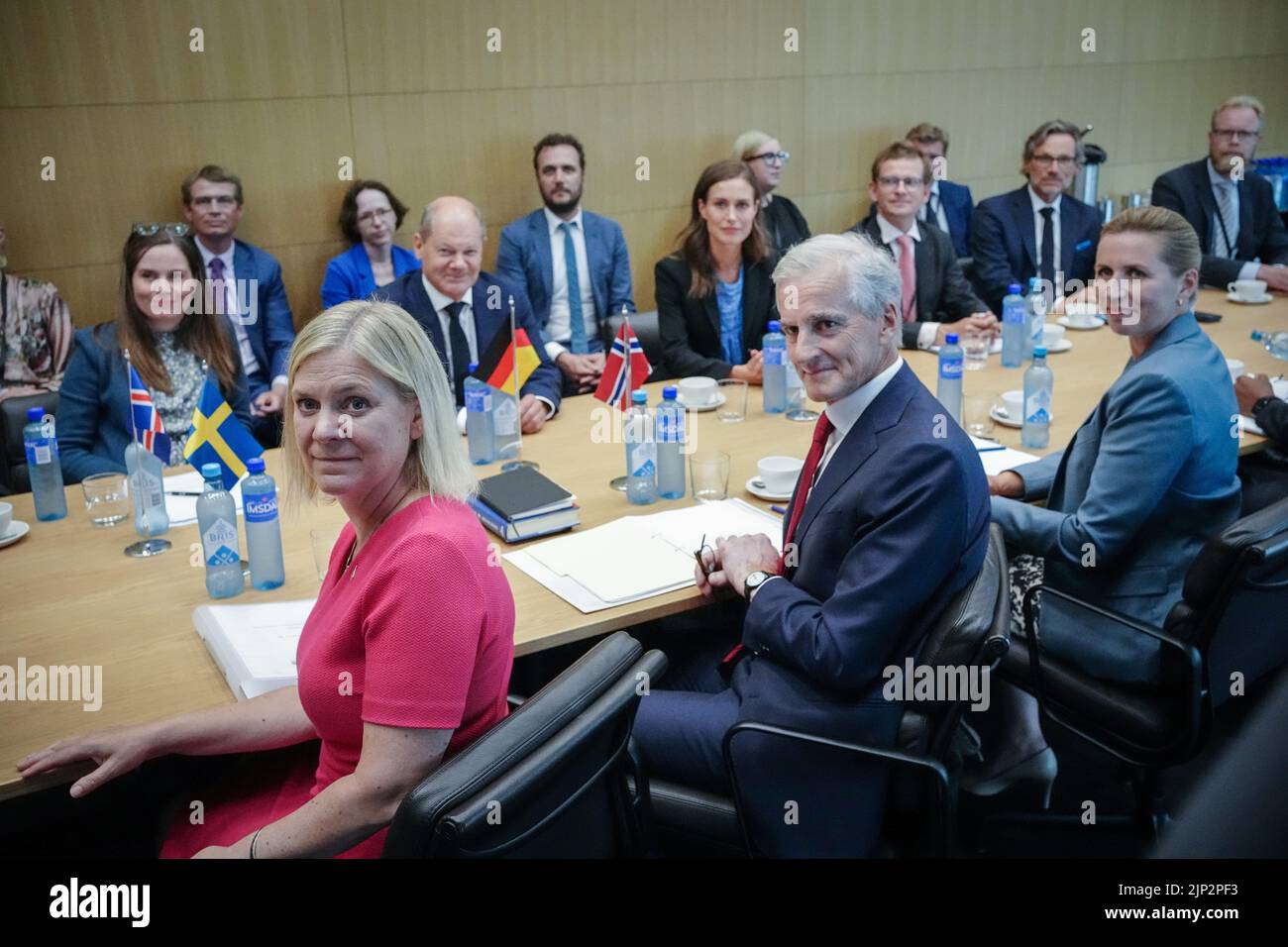 Oslo, Norway. 15th Aug, 2022. German Chancellor Olaf Scholz (SPD