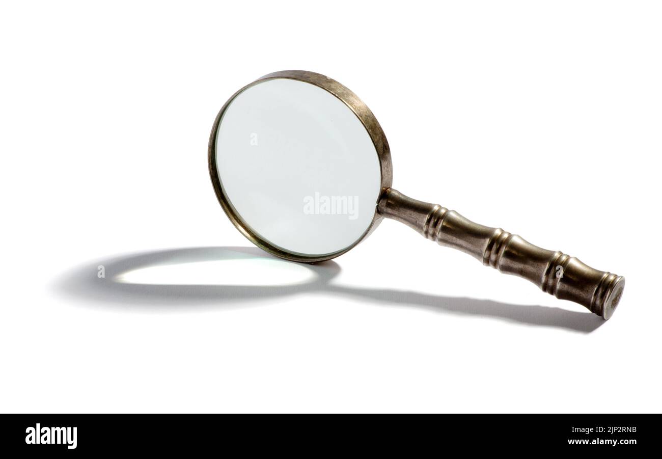 magnifying glass, reading lens Stock Photo Alamy