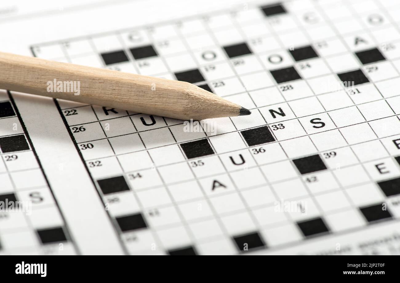 crossword puzzle brain training crossword puzzles Stock Photo Alamy crossword puzzle brain training crossword puzzles Stock Photo Alamy