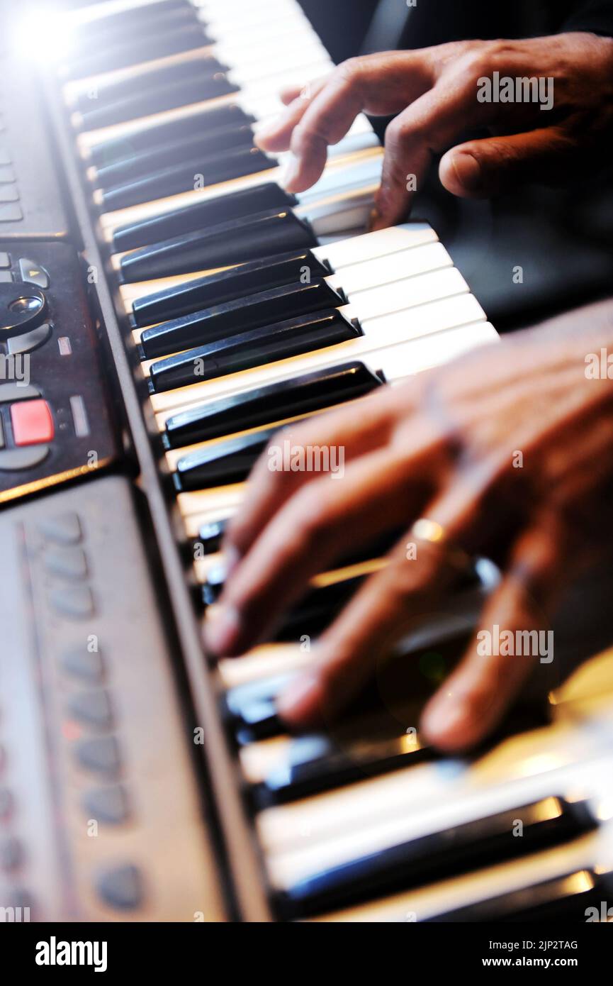 playing, pipe organ, play, pipe organs Stock Photo Alamy