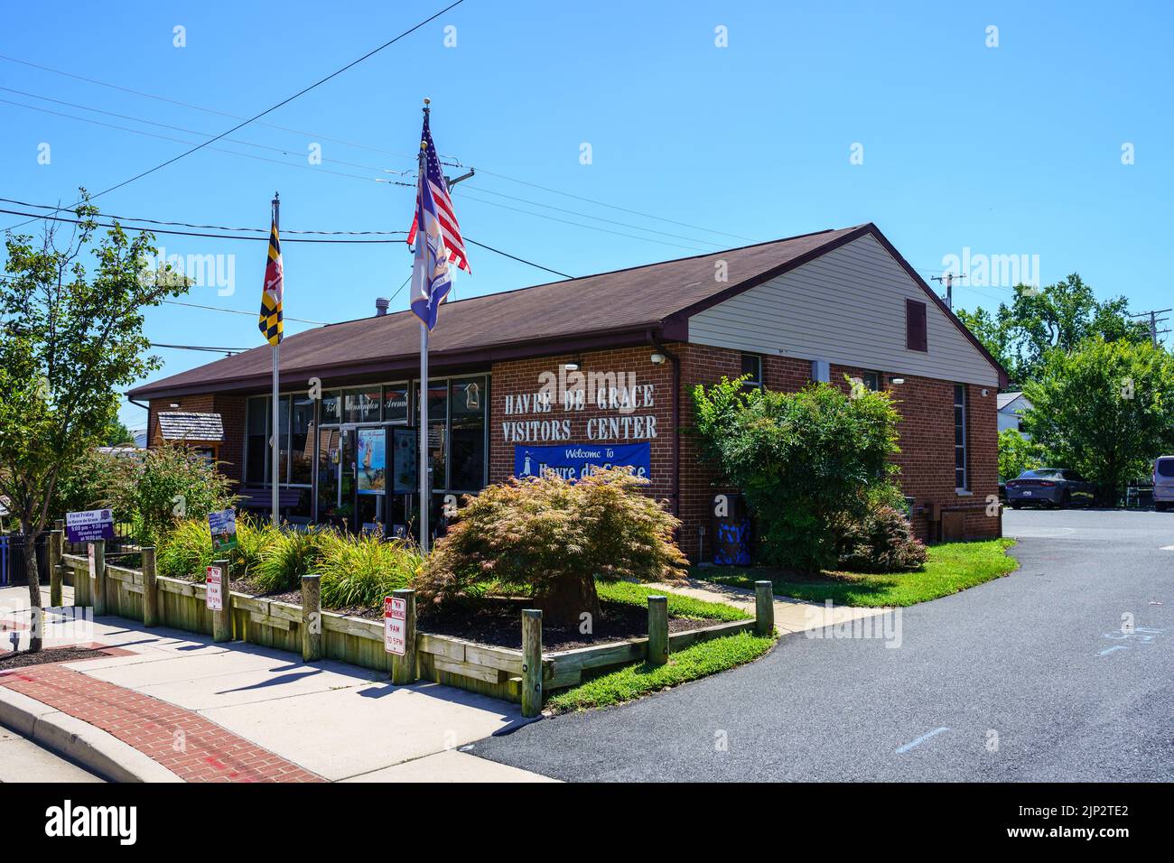 Havre de Grace, MD, USA August 13, 2022 The Havre de Grace Visitors