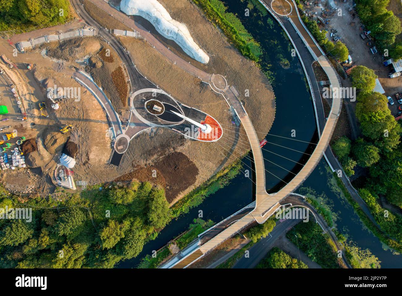 Stockingfield Bridge on the Forth and Clyde Canal in Maryhill Glasgow ...