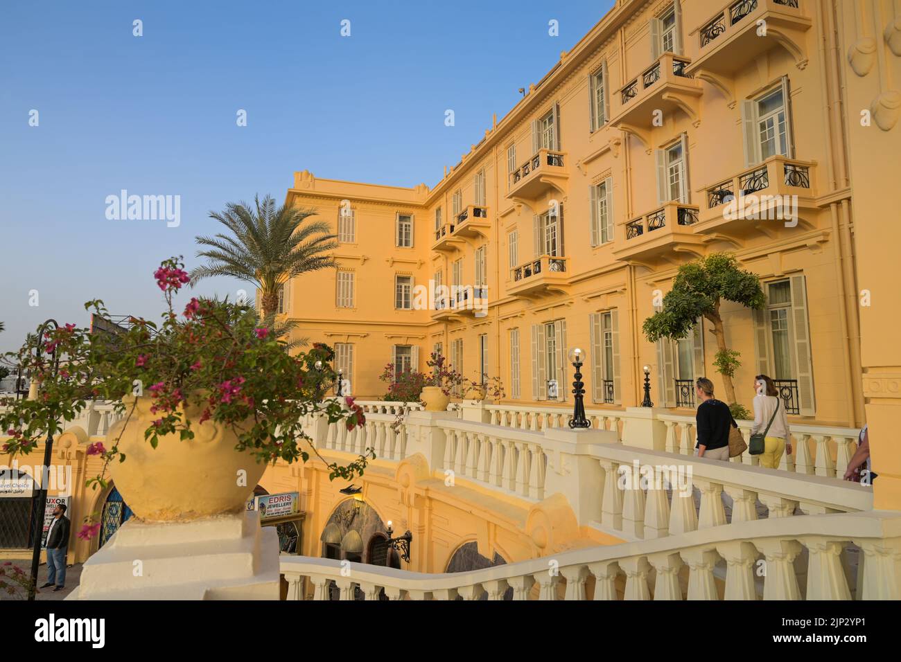 Hotel Winter Palace, Luxor, Ägypten Stock Photo