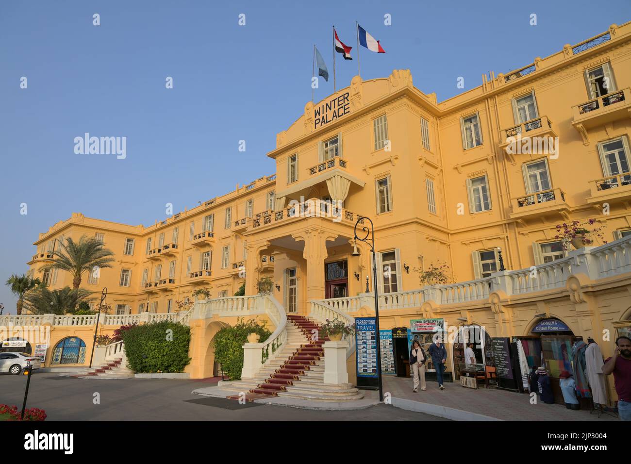 Hotel Winter Palace, Luxor, Ägypten Stock Photo