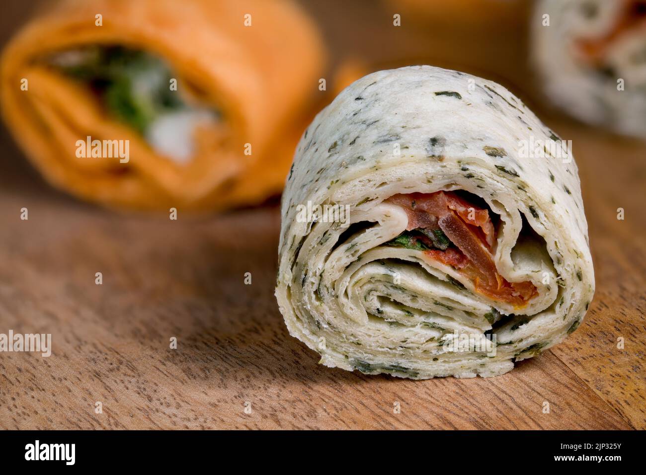 finger food, wrap, finger foods, wraps Stock Photo Alamy