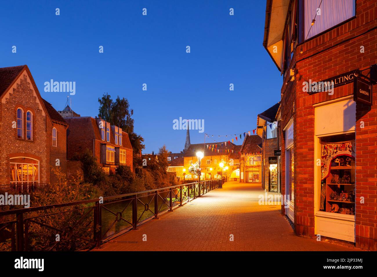 Dawn at the Maltings in Salisbury, Wiltshire, England Stock Photo Alamy