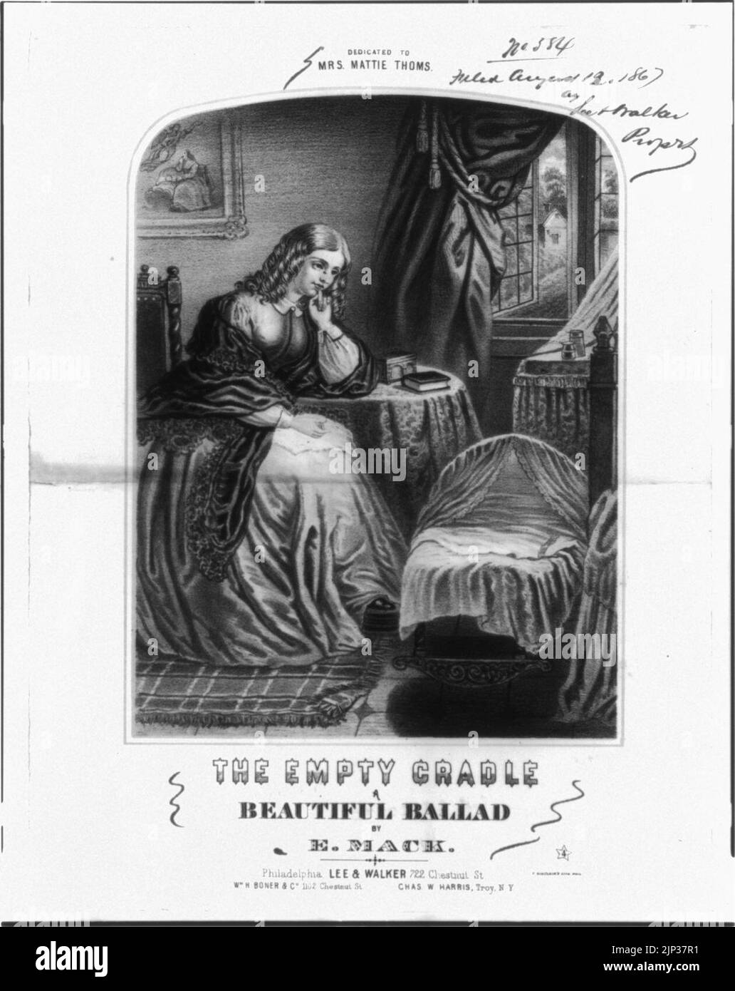 The Empty Cradle, a Beautiful Ballad Stock Photo Alamy