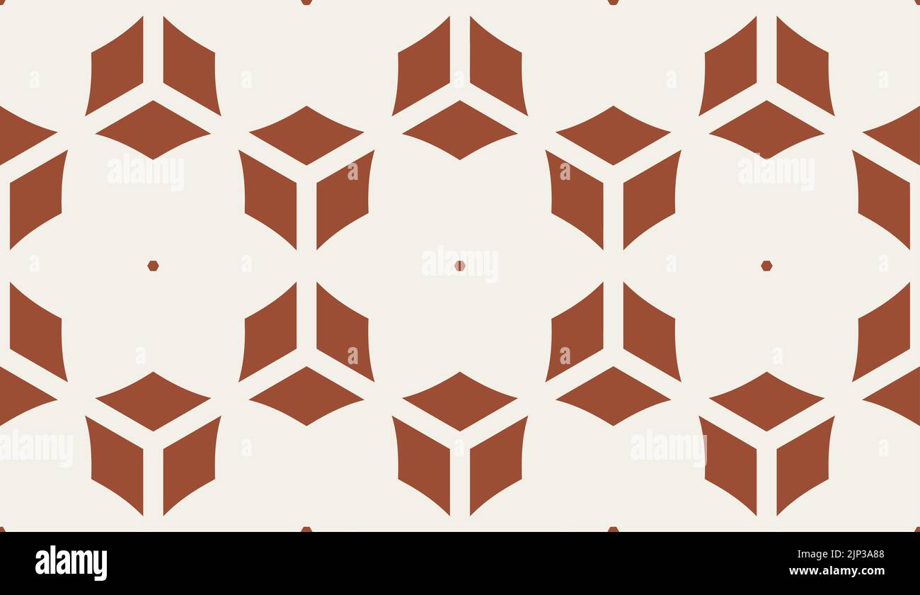 Hexagonal geometric seamless pattern. Vector background grid with ...