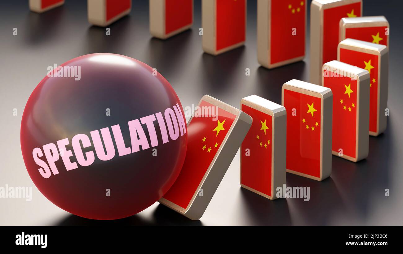 China and speculation, causing a national problem and a falling economy