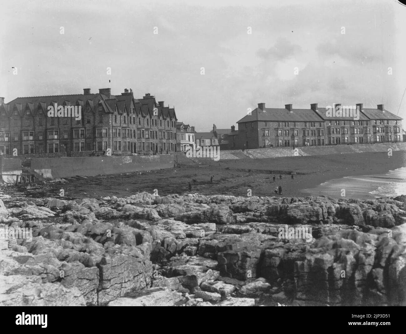 Porthcawl esplanade Black and White Stock Photos & Images - Alamy