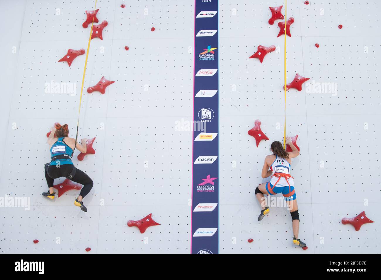 Munich, Germany. 15th Aug, 2022. Munich, Germany, August 15th 2022 Patrycja Chudziak (POL) and